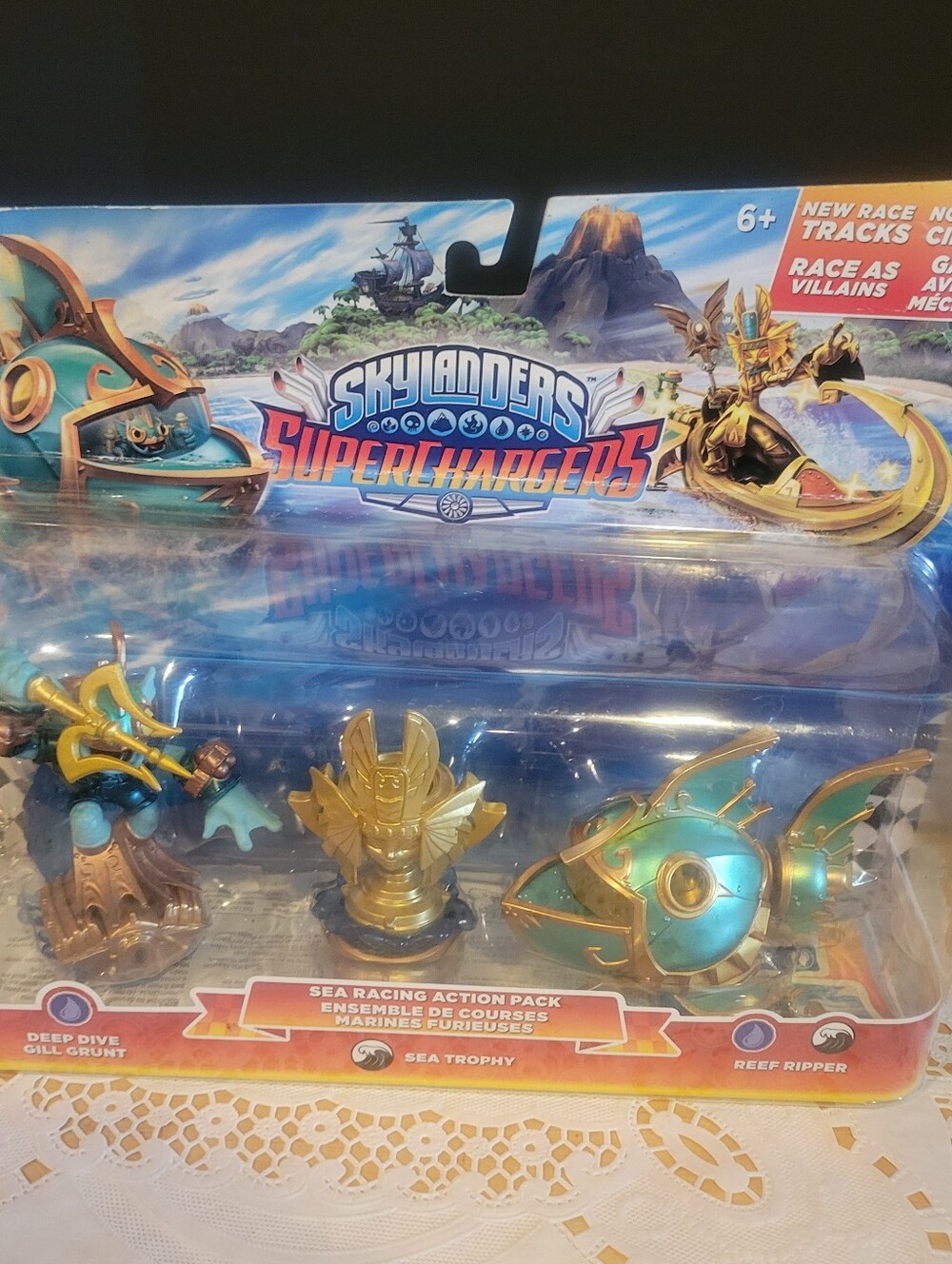 Skylanders SuperChargers Sea Racing Action Pack Gill Grunt New In Box